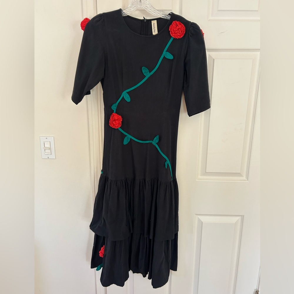 Samantha Pleet Persephone Dress Roses